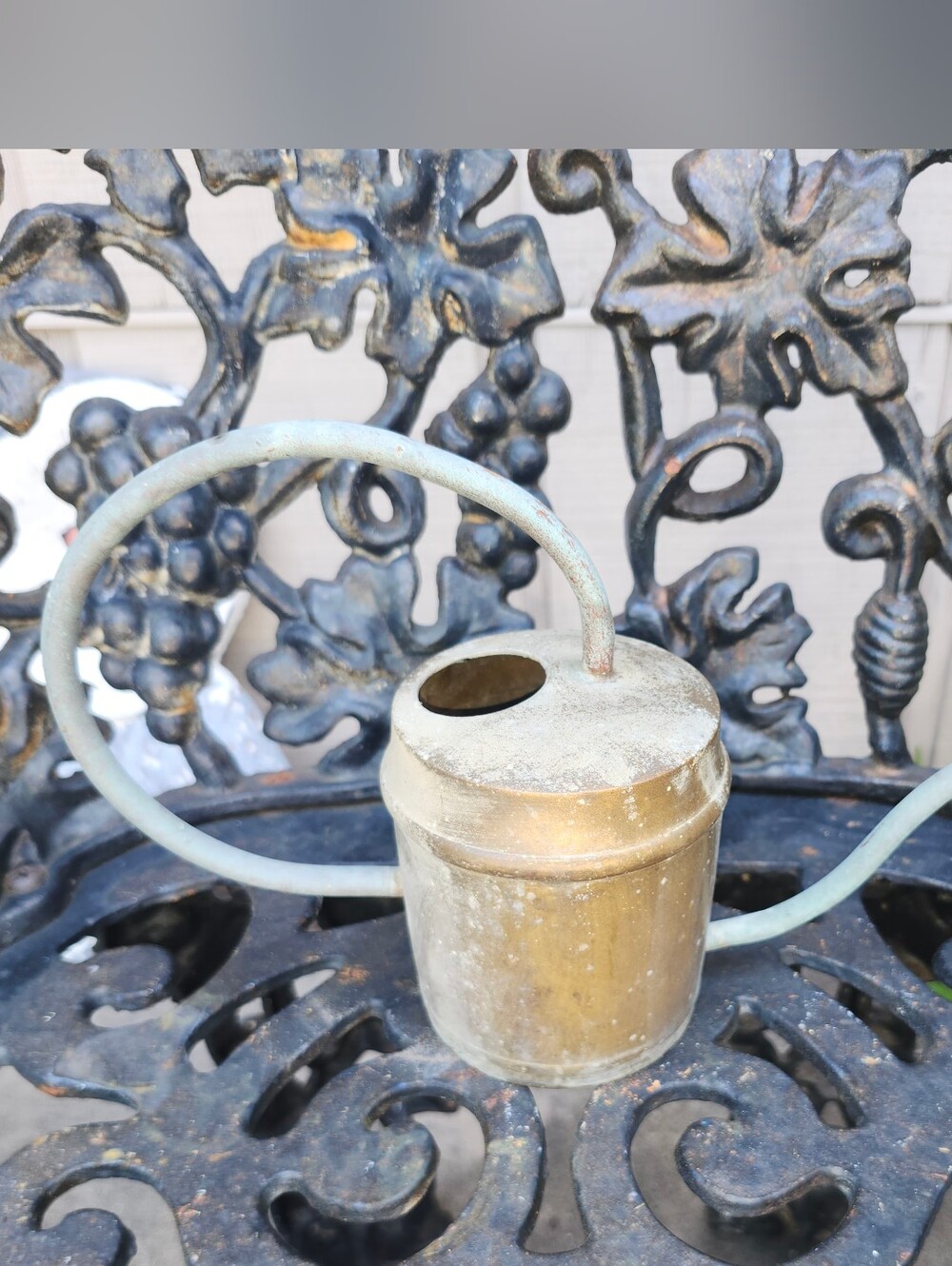 Brass Mini Watering Can - Vintage